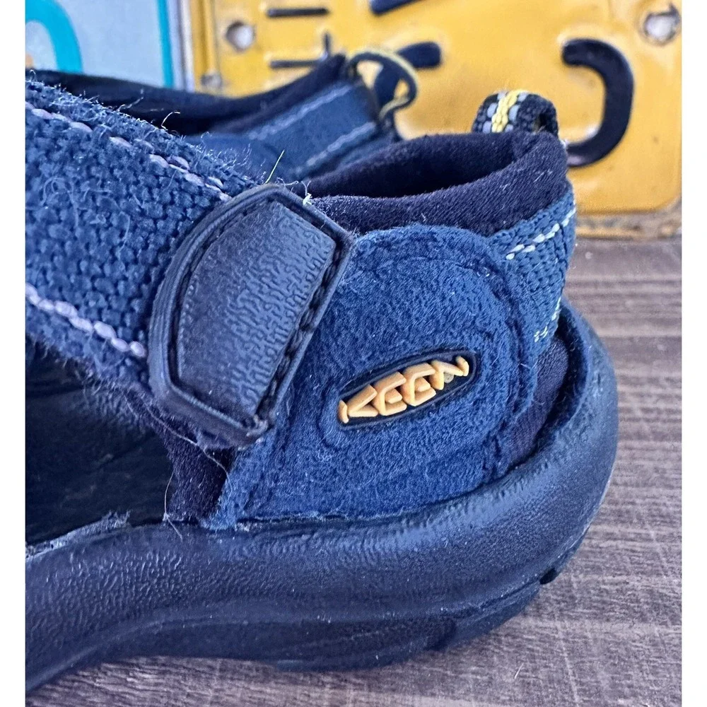 KEEN Newport Kid's Sandals Shoes Summer Blue Drawstring Hiking Size 11